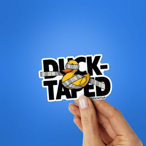 DUCK TAPE Sticker waterproof vinyl decal for laptop, bike, car & bottle