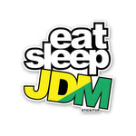 EAT SLEEP JDM Sticker waterproof vinyl decal for laptop, bike, car & bottle