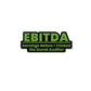 Ebitda Sticker waterproof vinyl decal for laptop, bike, car & bottle