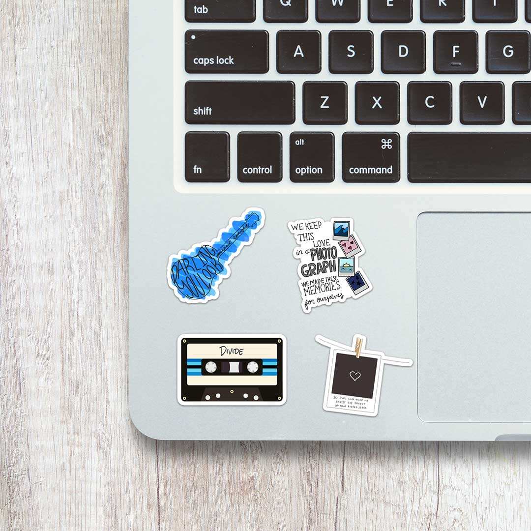 ED SHEERAN mini sticker sheet - STICK IT UP