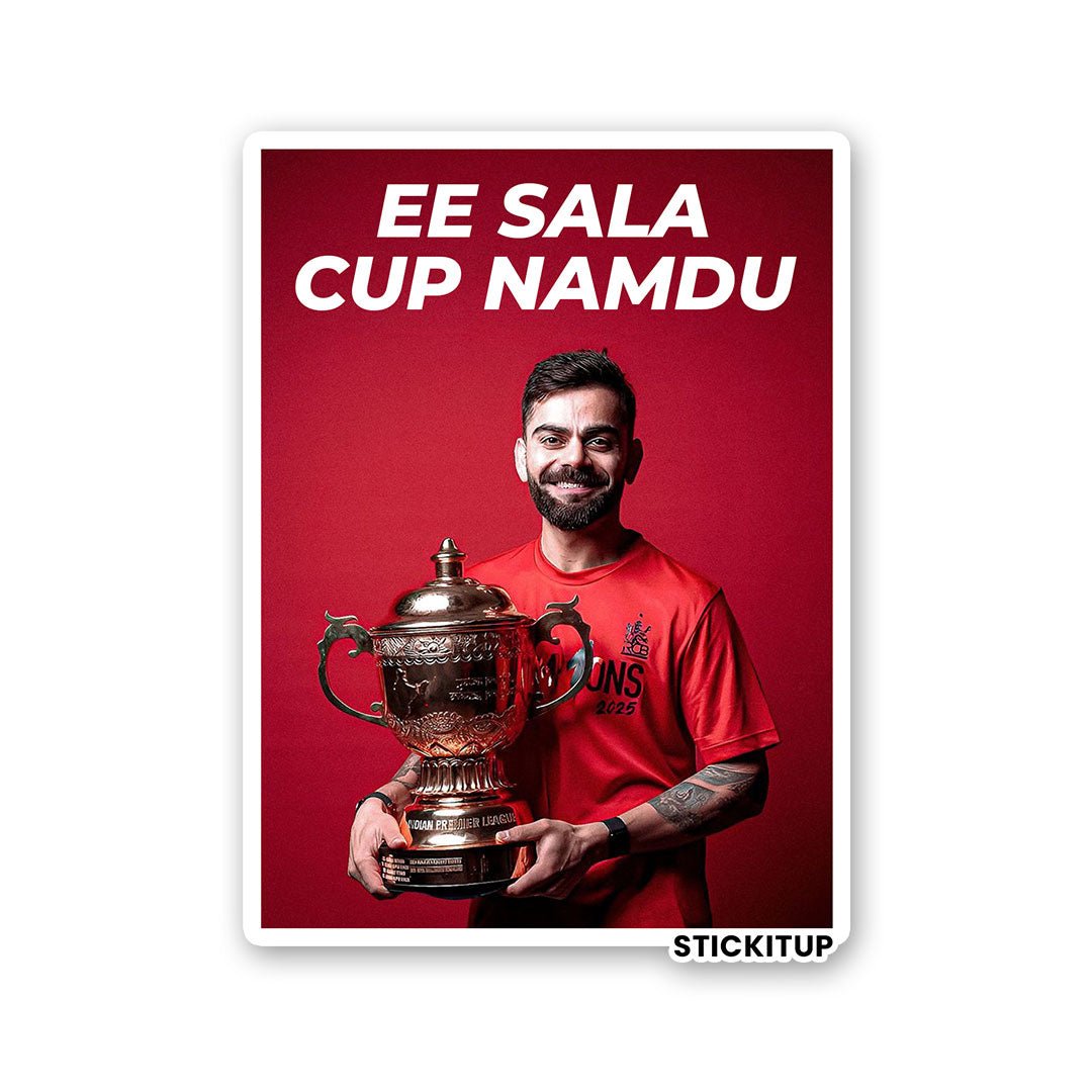EE SALA CUP NAMDU Sticker waterproof vinyl decal for laptop, bike, car & bottle
