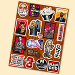 Eminem mini sticker sheet waterproof vinyl decal for laptop, bike, car & bottle