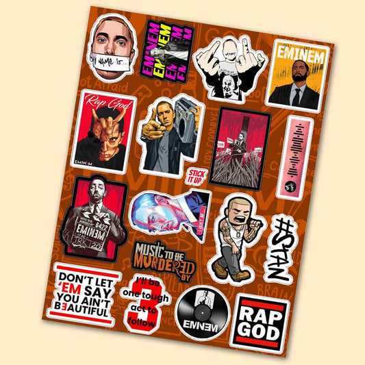 Eminem mini sticker sheet - STICK IT UP