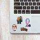 Eminem mini sticker sheet waterproof vinyl decal for laptop, bike, car & bottle