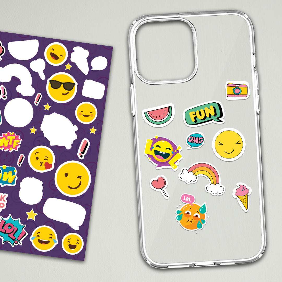 Emojies Mini Stickers Sheet - STICK IT UP