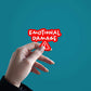 Emotional Damage sticker waterproof vinyl decal for laptop, bike, car & bottle