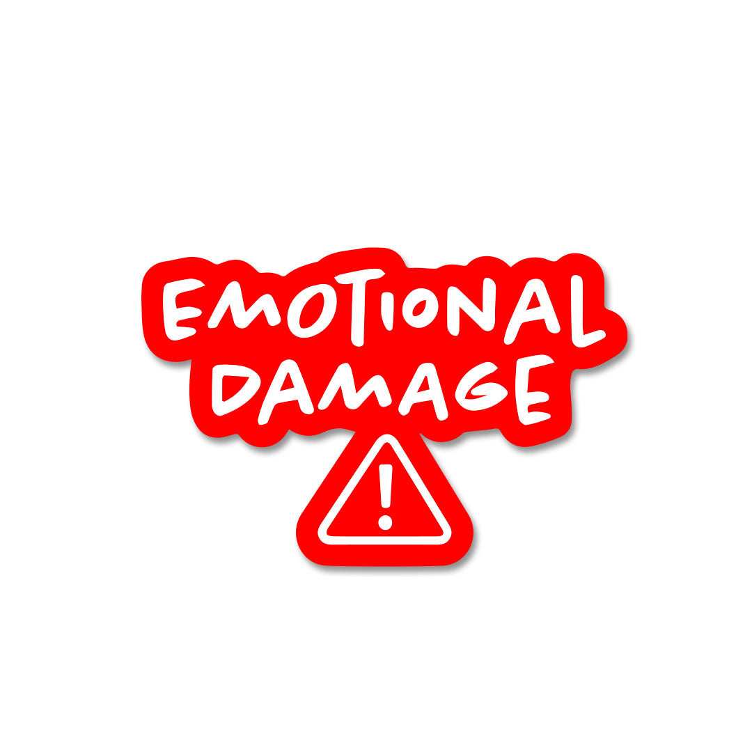 Emotional Damage sticker waterproof vinyl decal for laptop, bike, car & bottle