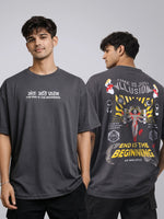 END IS THE BEGINNING OVERSIZED T-SHIRT - Premium oversized clothing by STICK IT UP