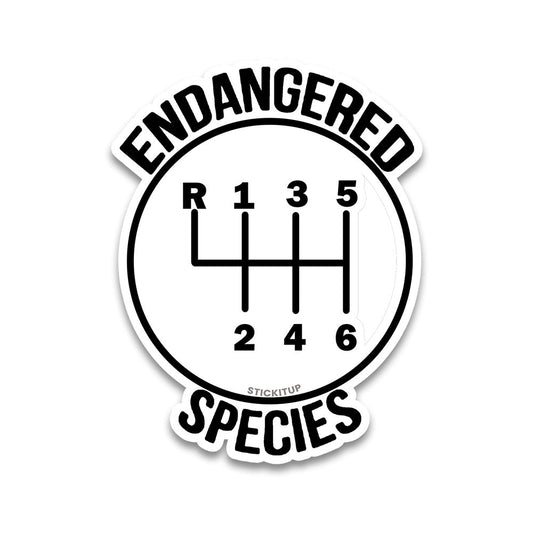 Endangered Bumper Sticker - STICK IT UP