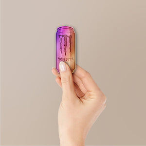 Energy Drink Can Graphic Holographic Stickers - Holographic stickers | STICK IT UP