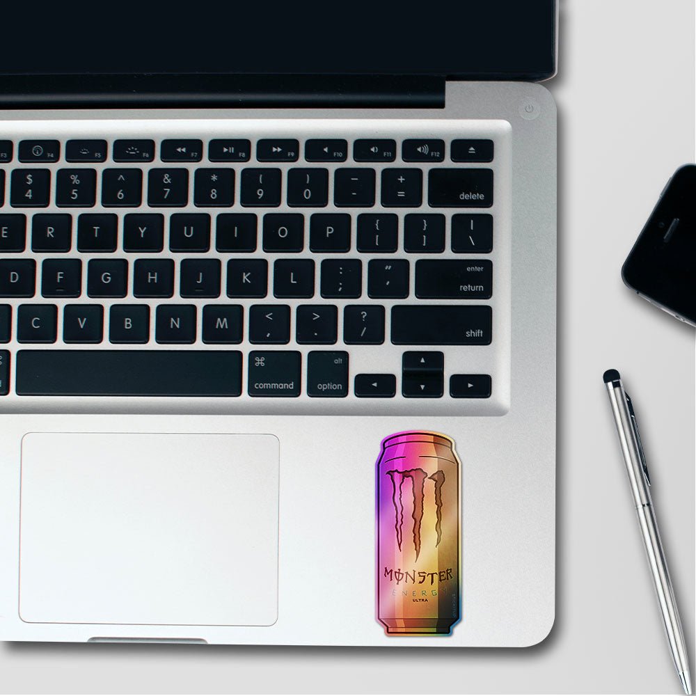 Energy Drink Can Graphic Holographic Stickers - Holographic stickers | STICK IT UP