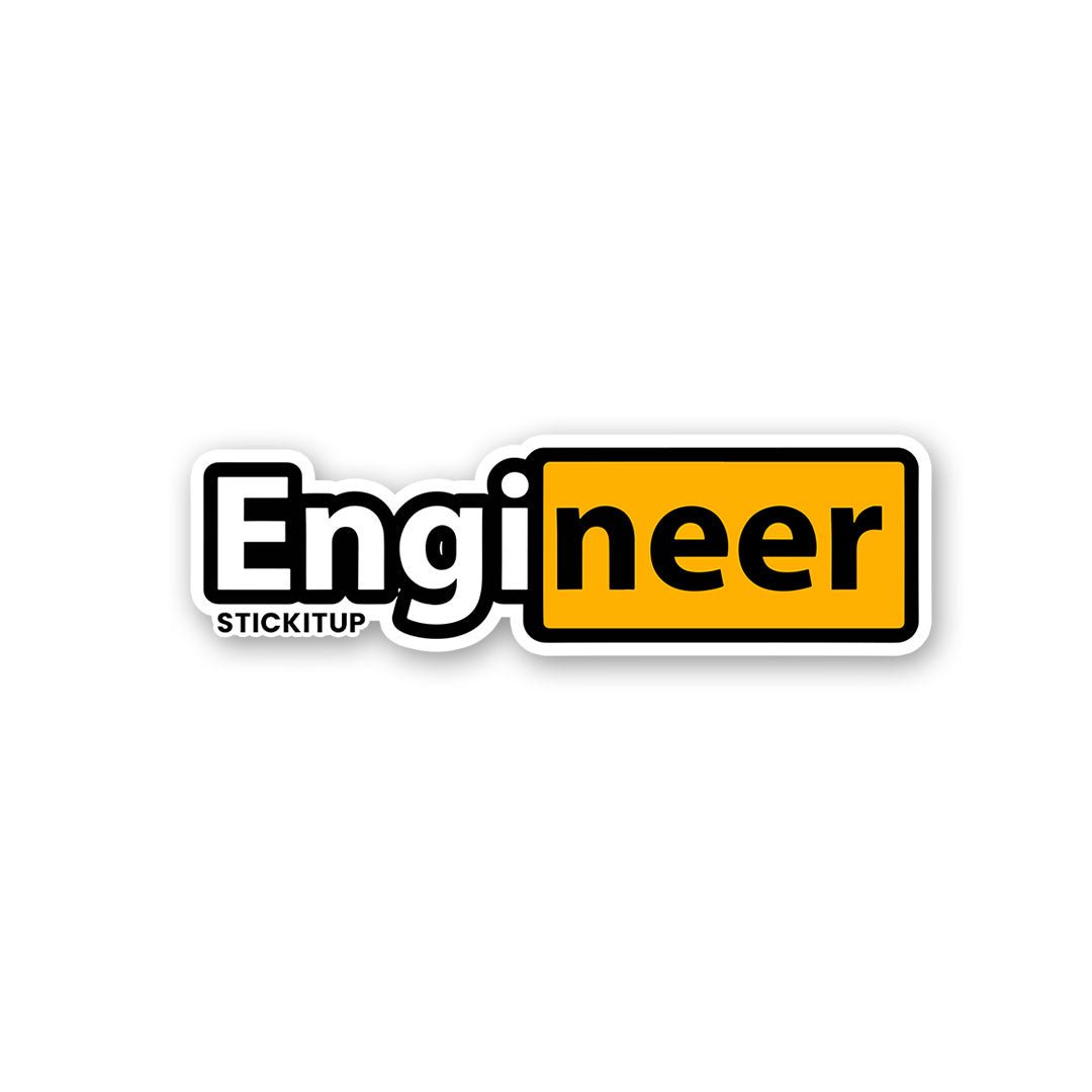 Buy Engineer 1.0 Sticker Online | Premium Waterproof Vinyl | STICK IT UP