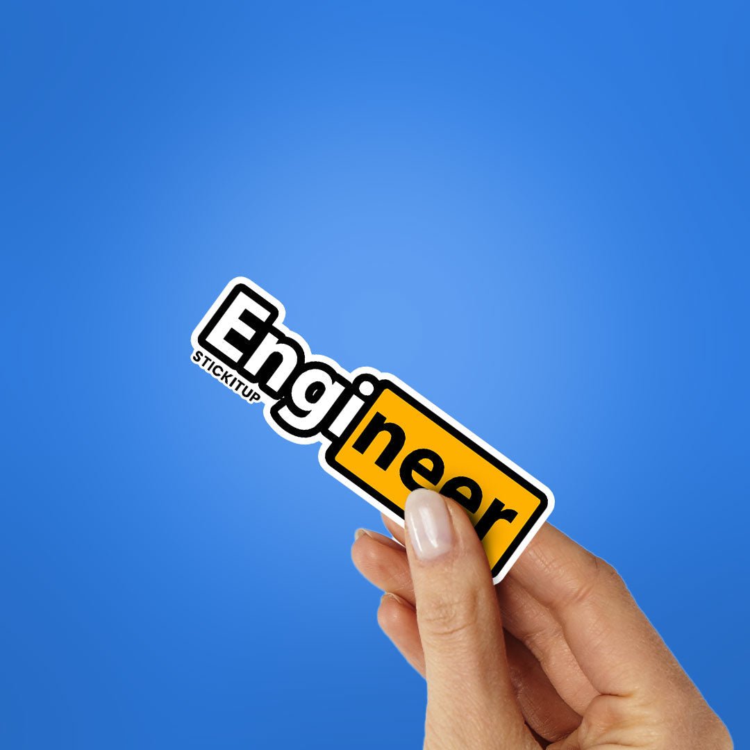 Buy Engineer 1.0 Sticker Online | Premium Waterproof Vinyl | STICK IT UP