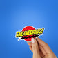 Engineering Sticker waterproof vinyl decal for laptop, bike, car & bottle