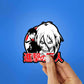 Eren Attack On Titan Sticker waterproof vinyl decal for laptop, bike, car & bottle