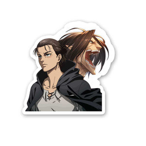Eren Sticker waterproof vinyl decal for laptop, bike, car & bottle