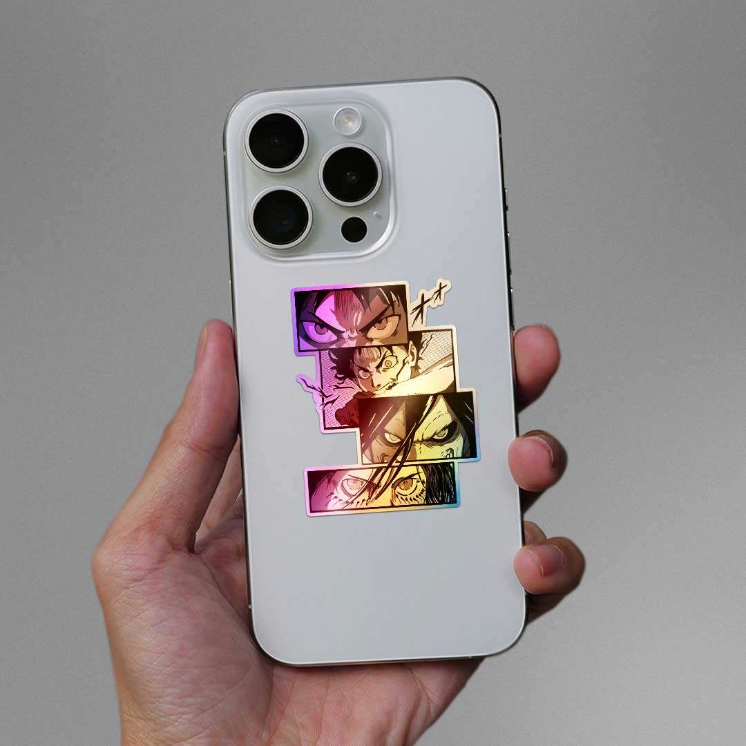 Eren Transform Holographic Sticker - STICK IT UP