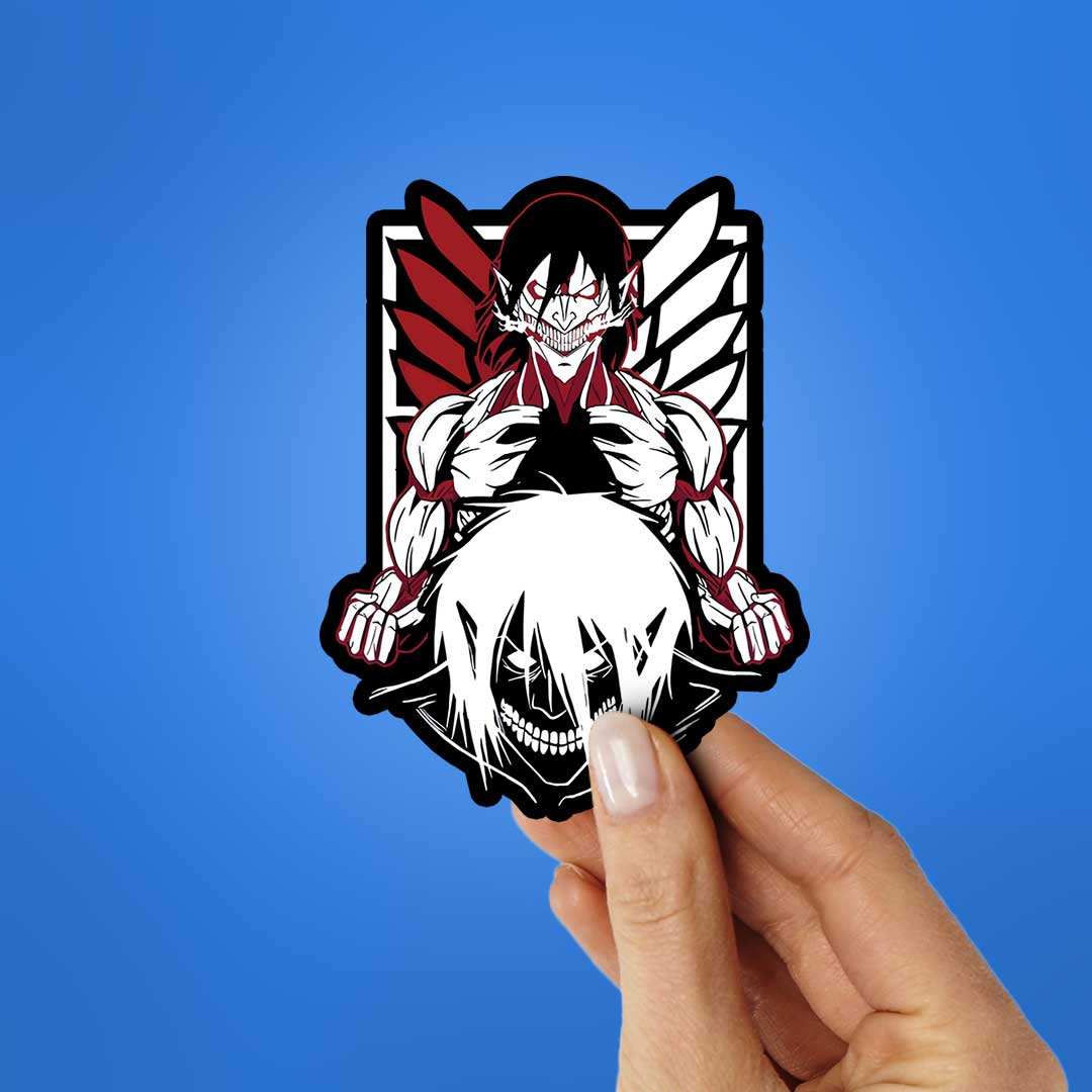 Eren Yeager Sticker - STICK IT UP