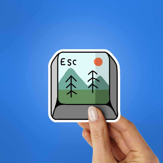 Esc 1.0 Sticker - STICK IT UP