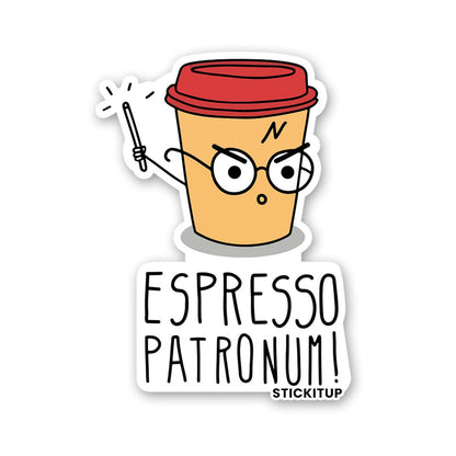 Espresso Patronum Sticker - STICK IT UP