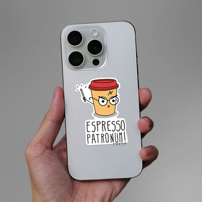 Espresso Patronum Sticker - STICK IT UP