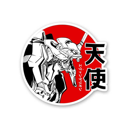 Evangelion Sticker waterproof vinyl decal for laptop, bike, car & bottle