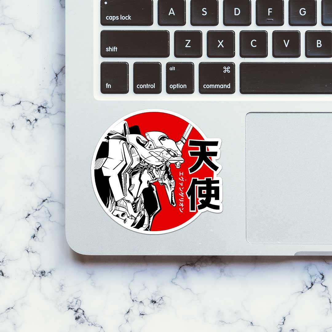 Evangelion Sticker waterproof vinyl decal for laptop, bike, car & bottle