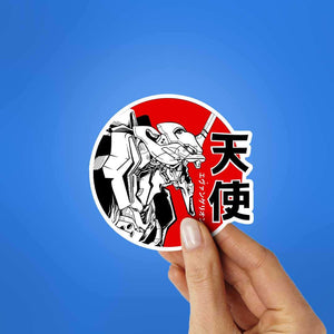 Evangelion Sticker waterproof vinyl decal for laptop, bike, car & bottle