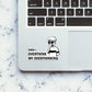 Even I Overthink My Overthinking Sticker waterproof vinyl decal for laptop, bike, car & bottle