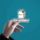 Everything Is A Copy Of A Copy Sticker waterproof vinyl decal for laptop, bike, car & bottle