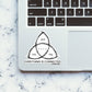 EVERYTHING IS CONNECTED Sticker waterproof vinyl decal for laptop, bike, car & bottle