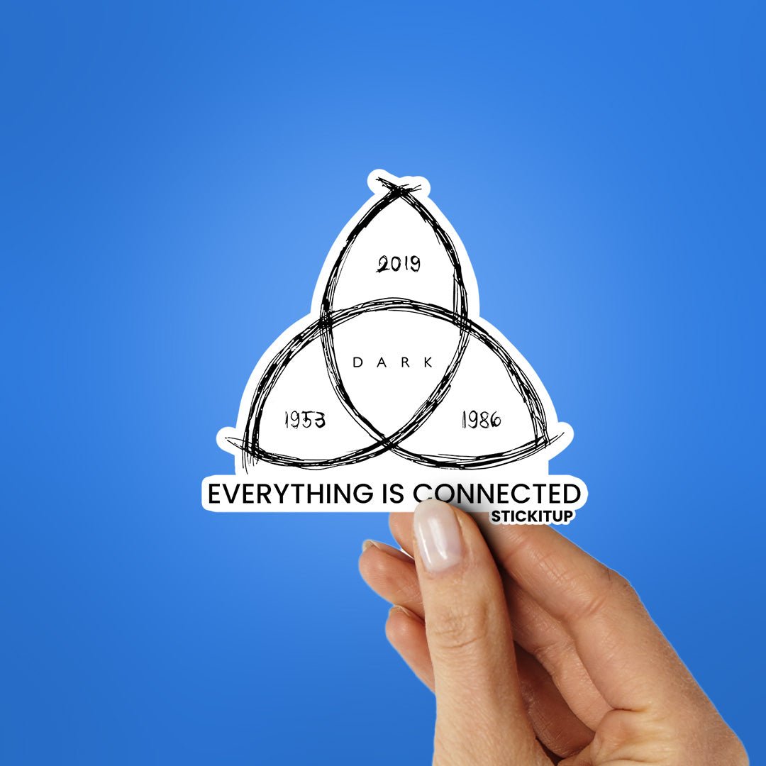 EVERYTHING IS CONNECTED Sticker waterproof vinyl decal for laptop, bike, car & bottle