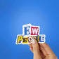 Ew People 1.0 sticker waterproof vinyl decal for laptop, bike, car & bottle