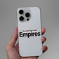 Excuses Don't Build Empires Glitter Sticker