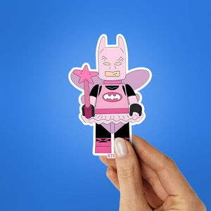 FAIRY BATMAN LEGO Sticker waterproof vinyl decal for laptop, bike, car & bottle