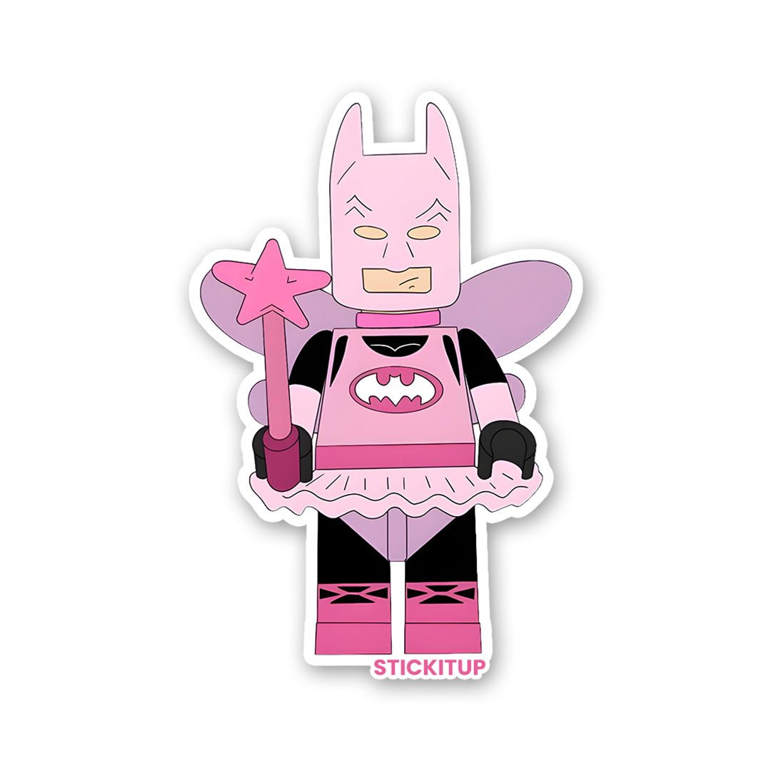FAIRY BATMAN LEGO Sticker waterproof vinyl decal for laptop, bike, car & bottle