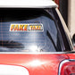 Fake Taxi Bumper Sticker waterproof vinyl decal for laptop, bike, car & bottle