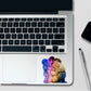 Father Daughter Sketch Holographic Stickers - Holographic stickers | STICK IT UP