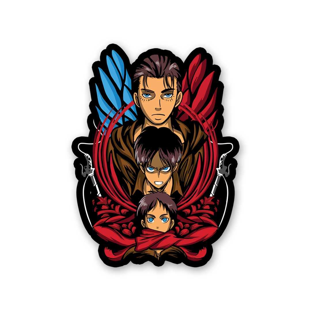 Fighting Titan Sticker - STICK IT UP