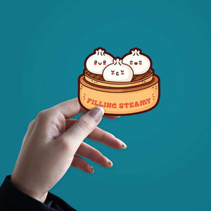 Filling Stemey Sticker waterproof vinyl decal for laptop, bike, car & bottle