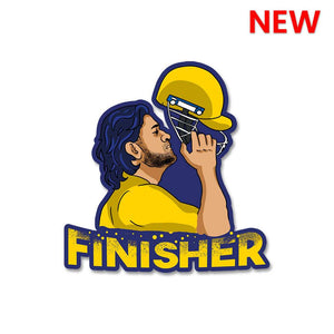 Finisher Sticker waterproof vinyl decal for laptop, bike, car & bottle