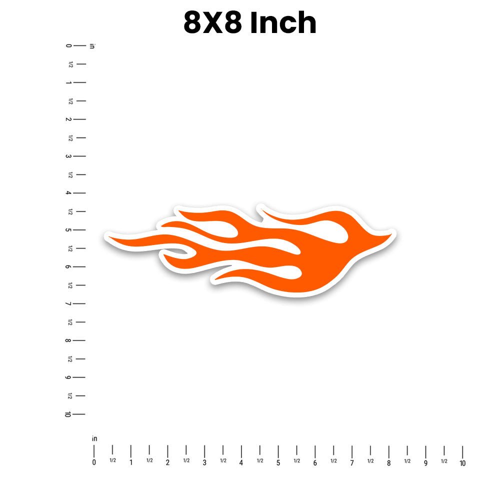 Fire Bumper Sticker waterproof vinyl decal for laptop, bike, car & bottle