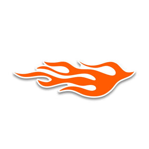 Fire Bumper Sticker waterproof vinyl decal for laptop, bike, car & bottle