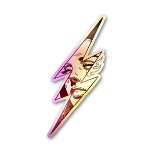 Firebolt Holographic Stickers - Holographic stickers | STICK IT UP