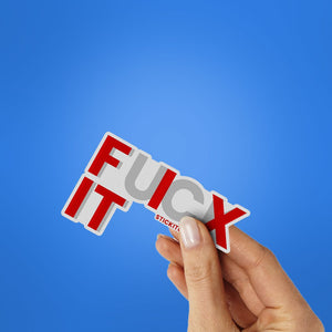 Fix It Sticker waterproof vinyl decal for laptop, bike, car & bottle