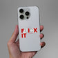 Fix It Sticker waterproof vinyl decal for laptop, bike, car & bottle