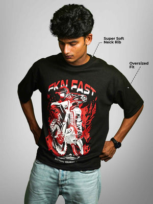 FKN FAST OVERSIZED T-SHIRT - Premium oversized clothing by STICK IT UP