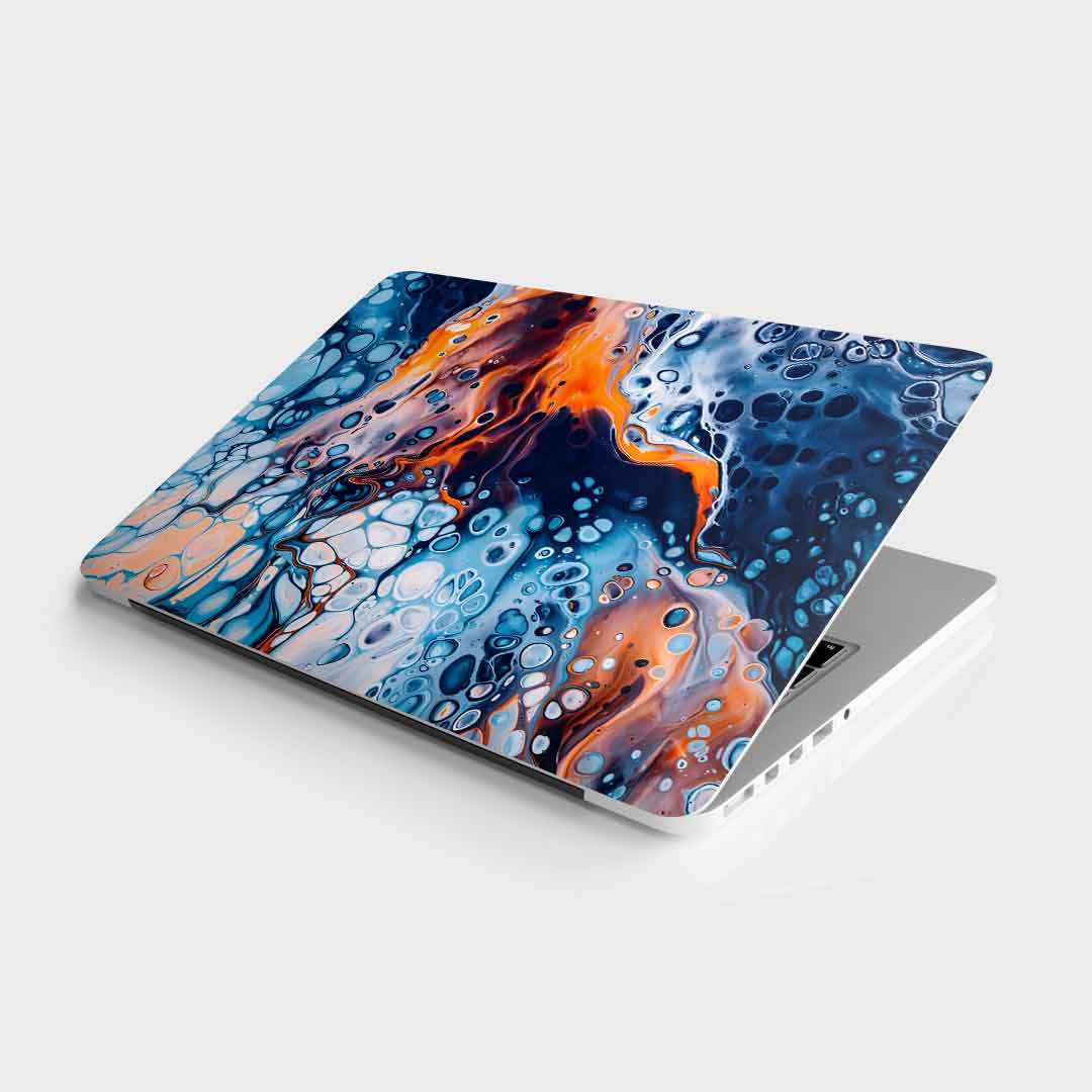 Flow of cells Laptop skin waterproof vinyl decal for laptop, bike, car & bottle