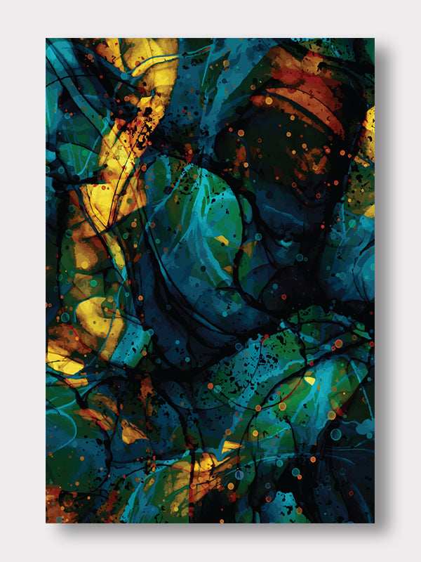 Flow Of Ink Canvas Art waterproof vinyl decal for laptop, bike, car & bottle