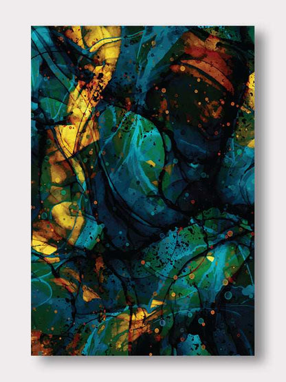 Flow Of Ink Canvas Art waterproof vinyl decal for laptop, bike, car & bottle